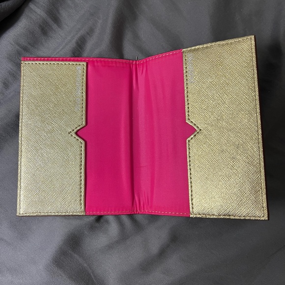 Victoria's Secret Metallic Gold Travel Case - Picture 2 of 3